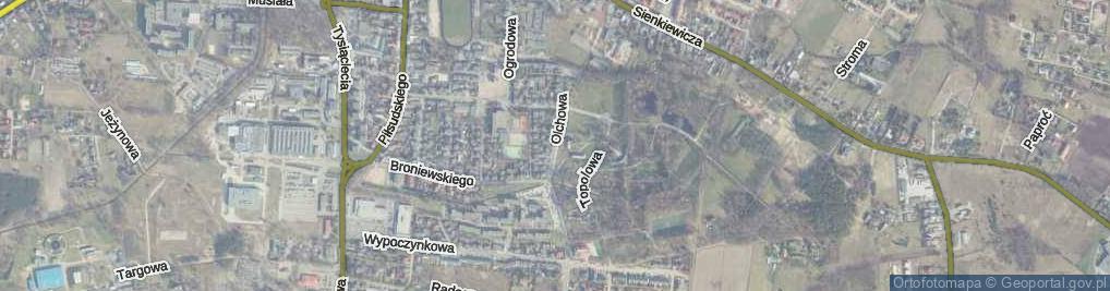 Zdjęcie satelitarne Olchowa ul.